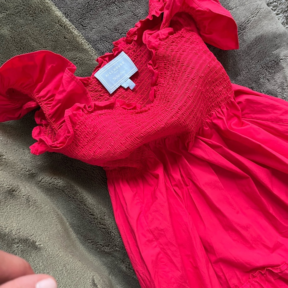 Hill House Pink Midi Sundress with Flutter Sleeves